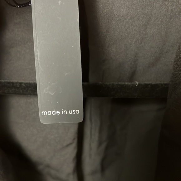 Krisa by Revolve Women’s‎ Black Blazer Fringe bottom hook closure XS Oversized - Picture 3 of 12